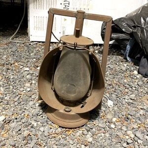Antique Railroad beacon dash lamp